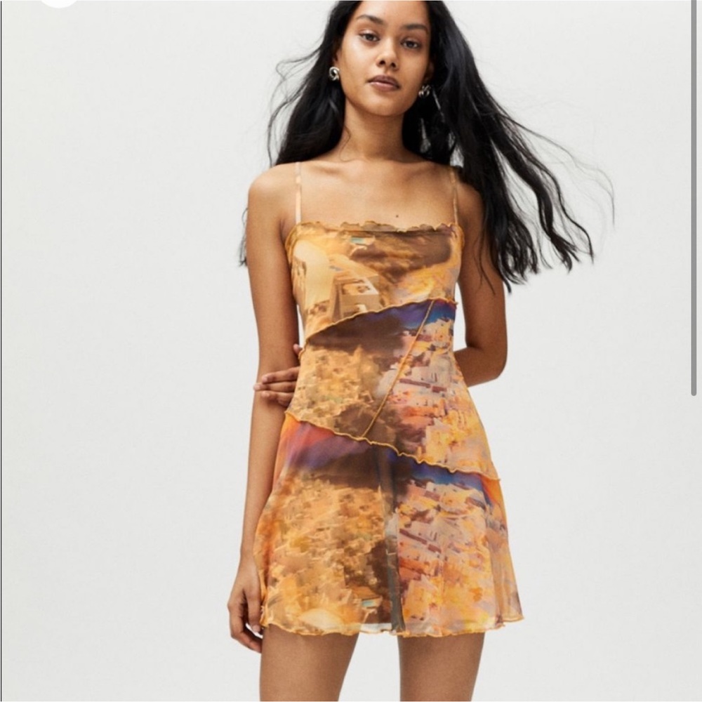 NWOT | UO | Moxie Mesh Mini Dress